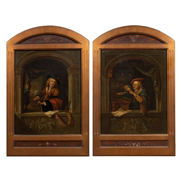 Paintings, Dutch Golden Age Style Portraits (19th century)
