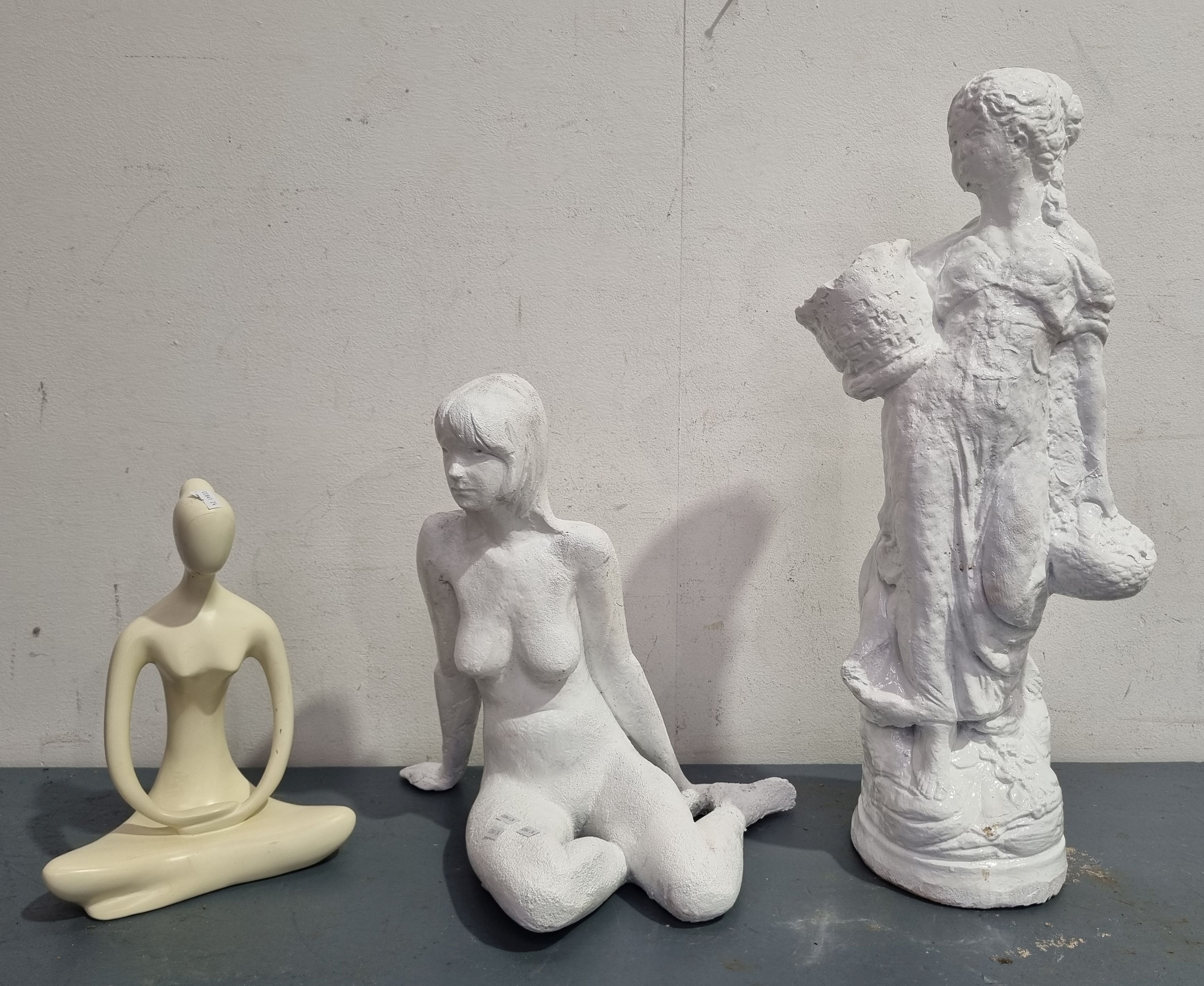 Three Stone Figures