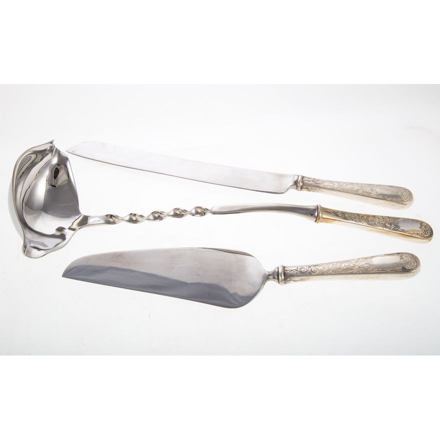 3 Kirk Stieff Sterling Serving Pieces
