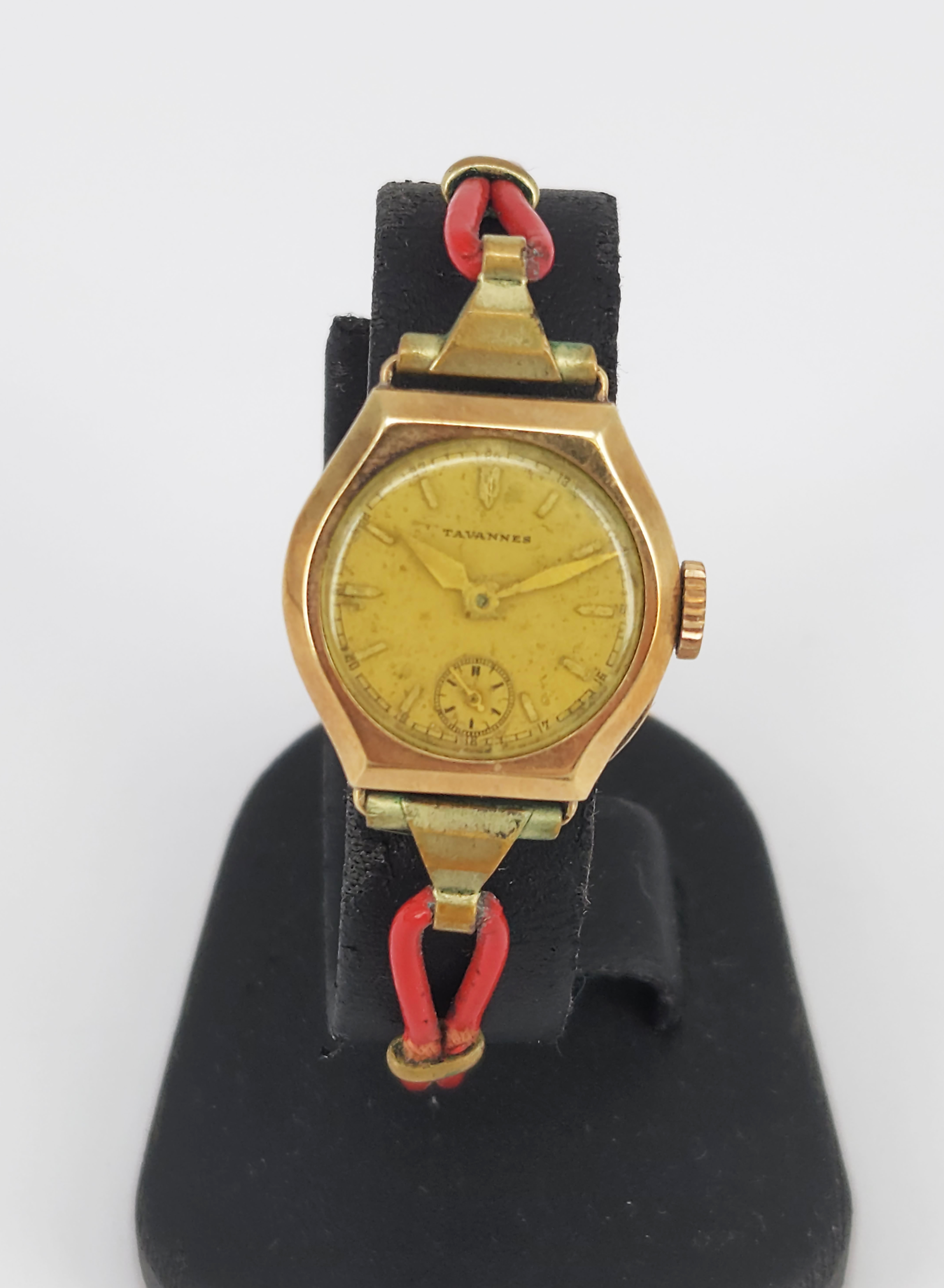 276 · A 9ct ROSE GOLD CASED BRACELET WATCH