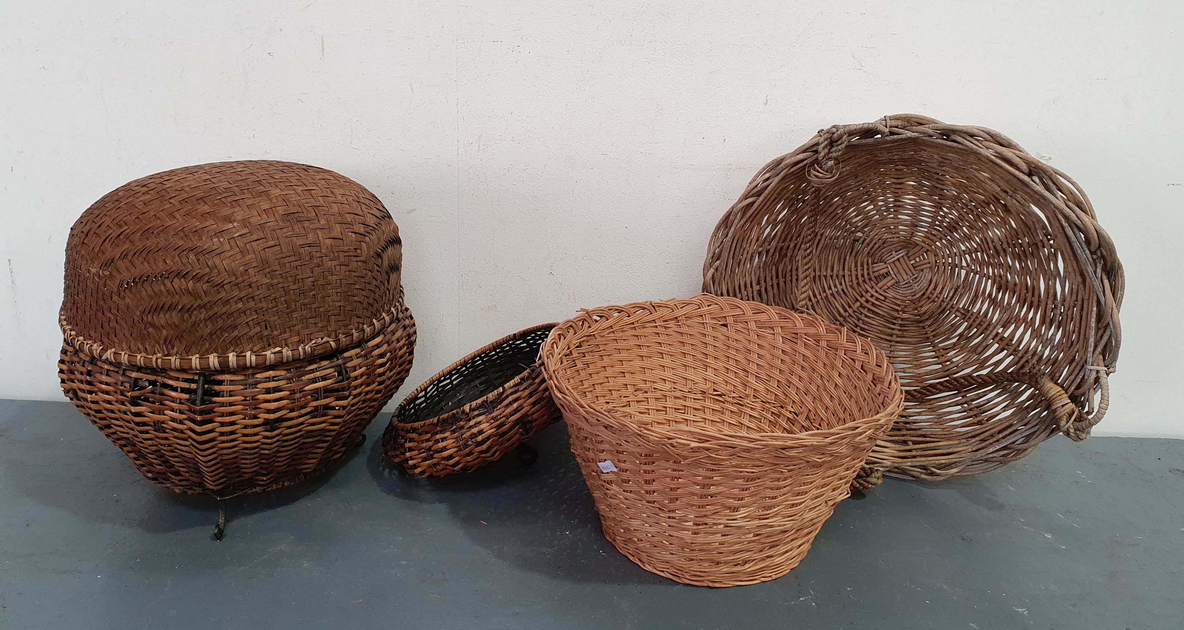 A Group Of Various Baskets