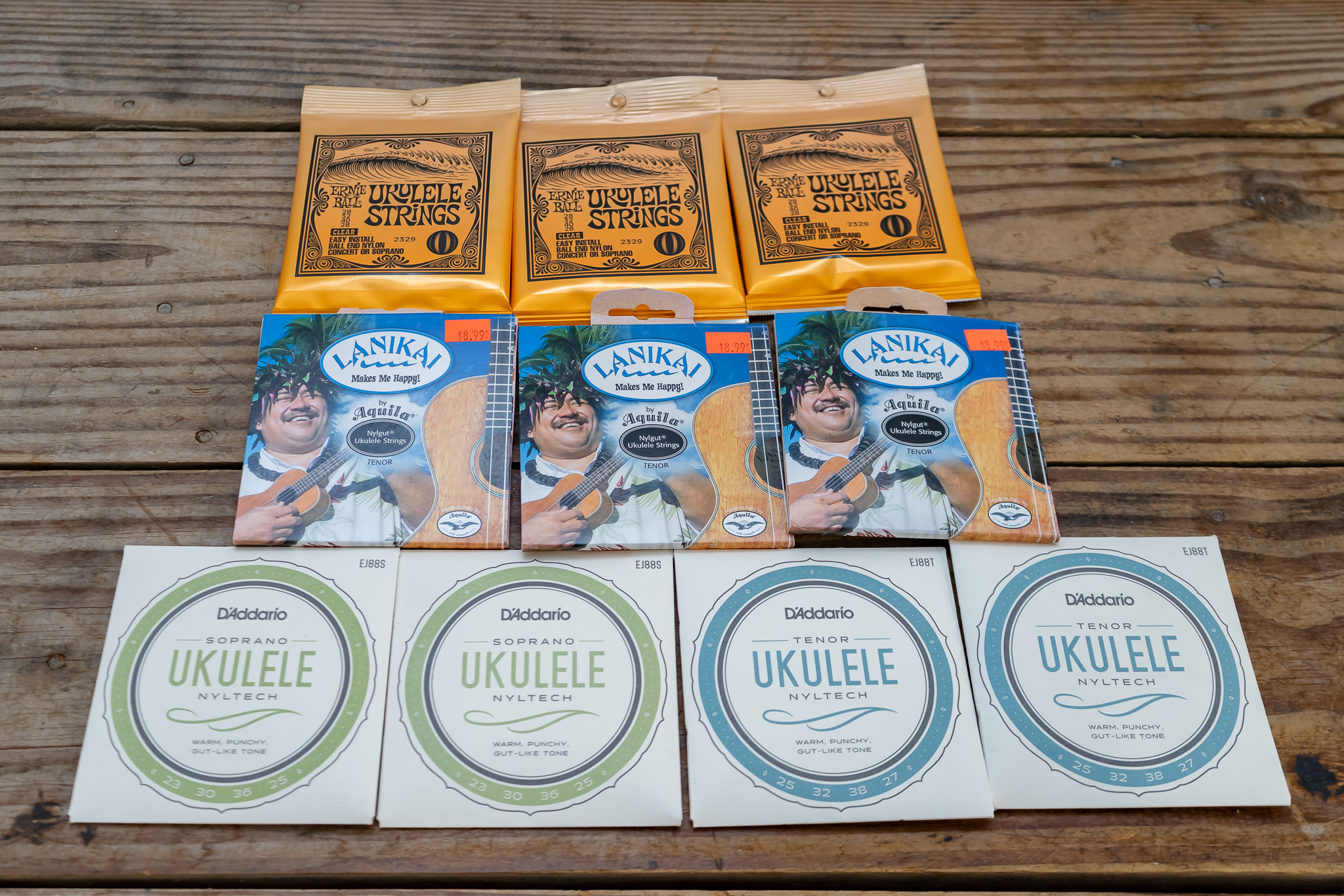 Ten Sets of Ukulele Strings | Harritt Group, Inc