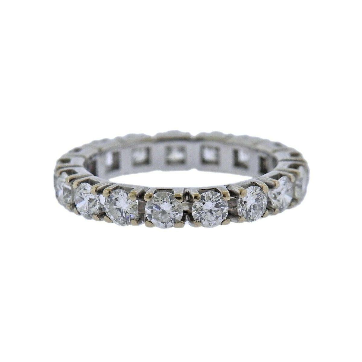 Bvlgari Bulgari Diamond Gold Eternity Wedding Band Ring | Farber Auctioneers