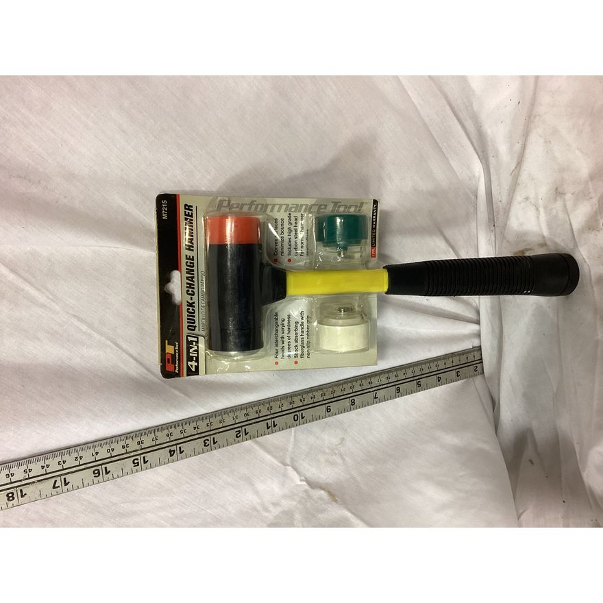 Performance Tool 4-In-1 Quick Change Hammer