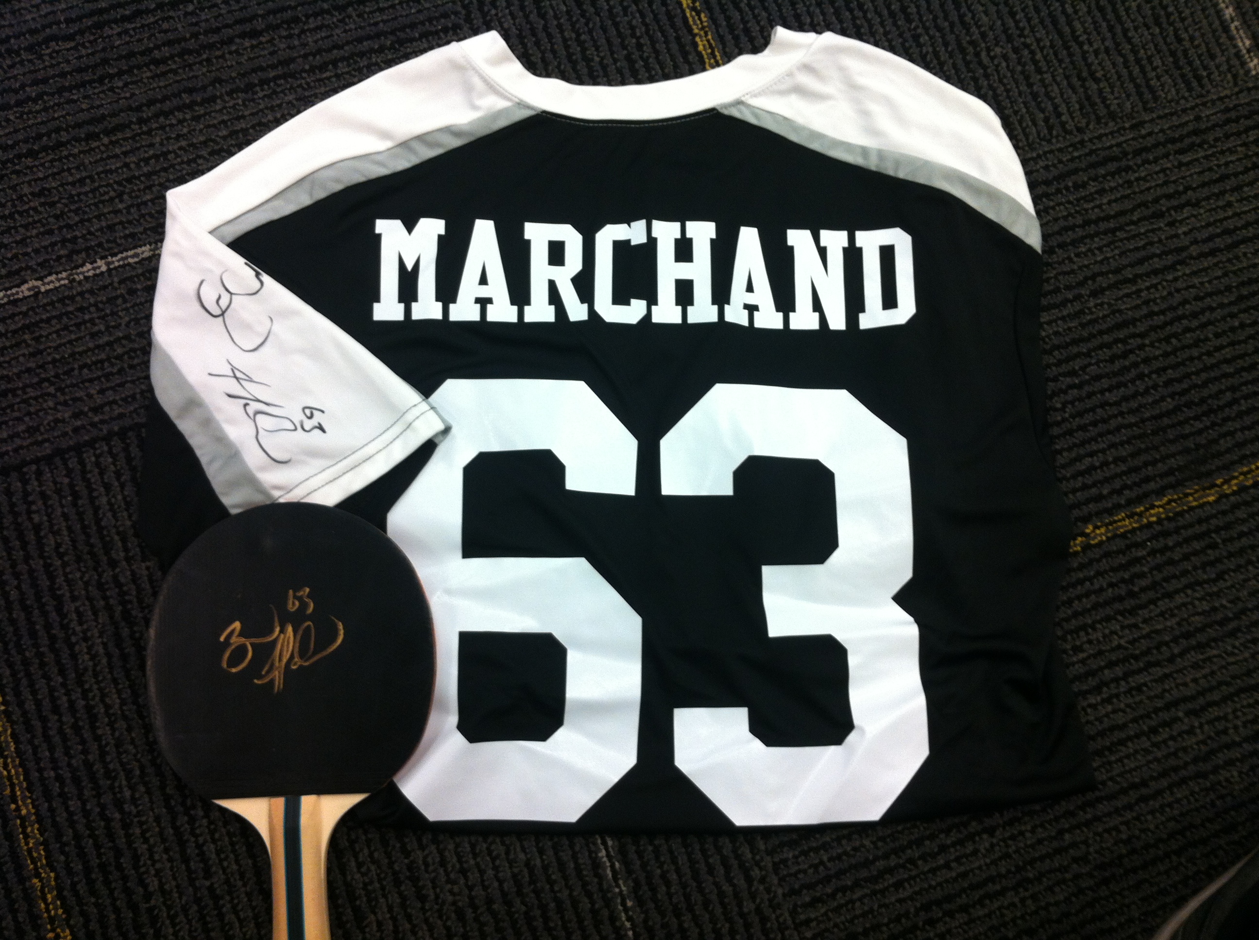 brad marchand signed jersey