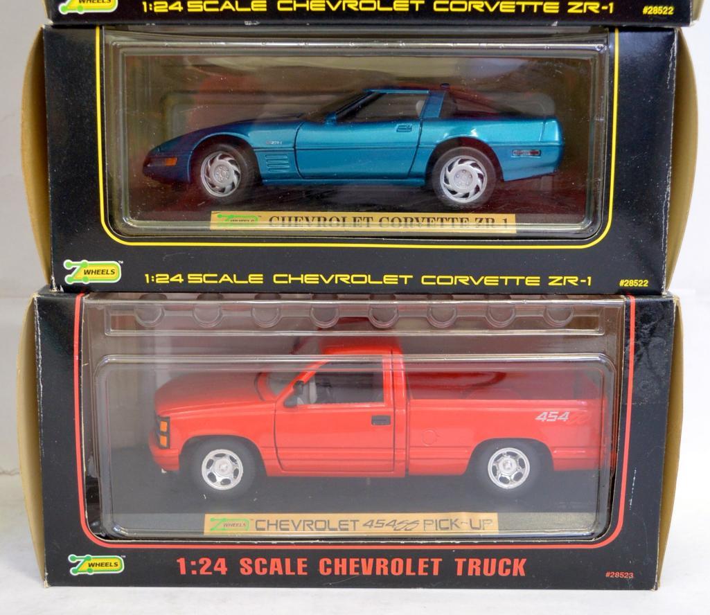 Seven Z wheels 1:24 die cast pacesetters Chevy truck, blazer, GMC