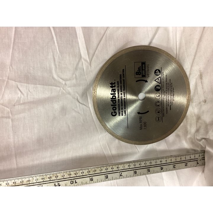 Goldblatt 8'' Continuous Rim Diamond Blade