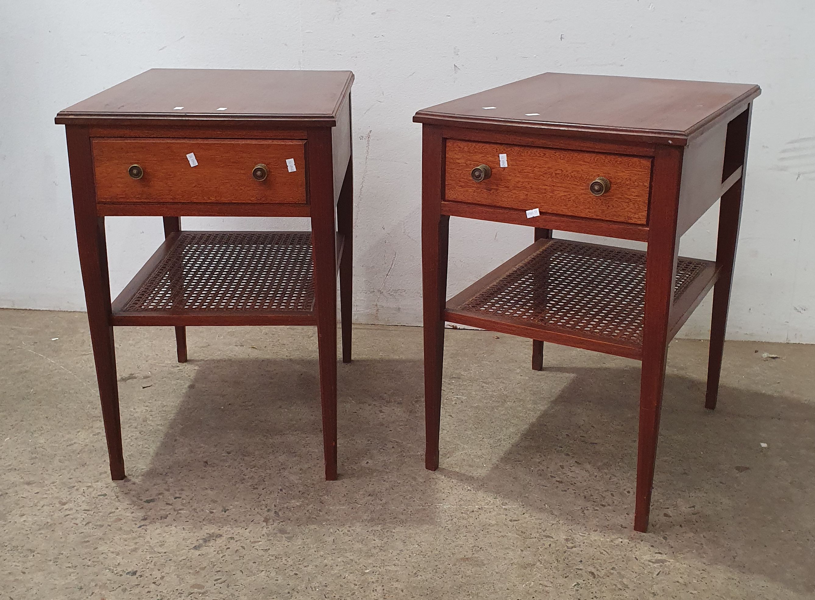 A Pair Of Maple Bedside Tables