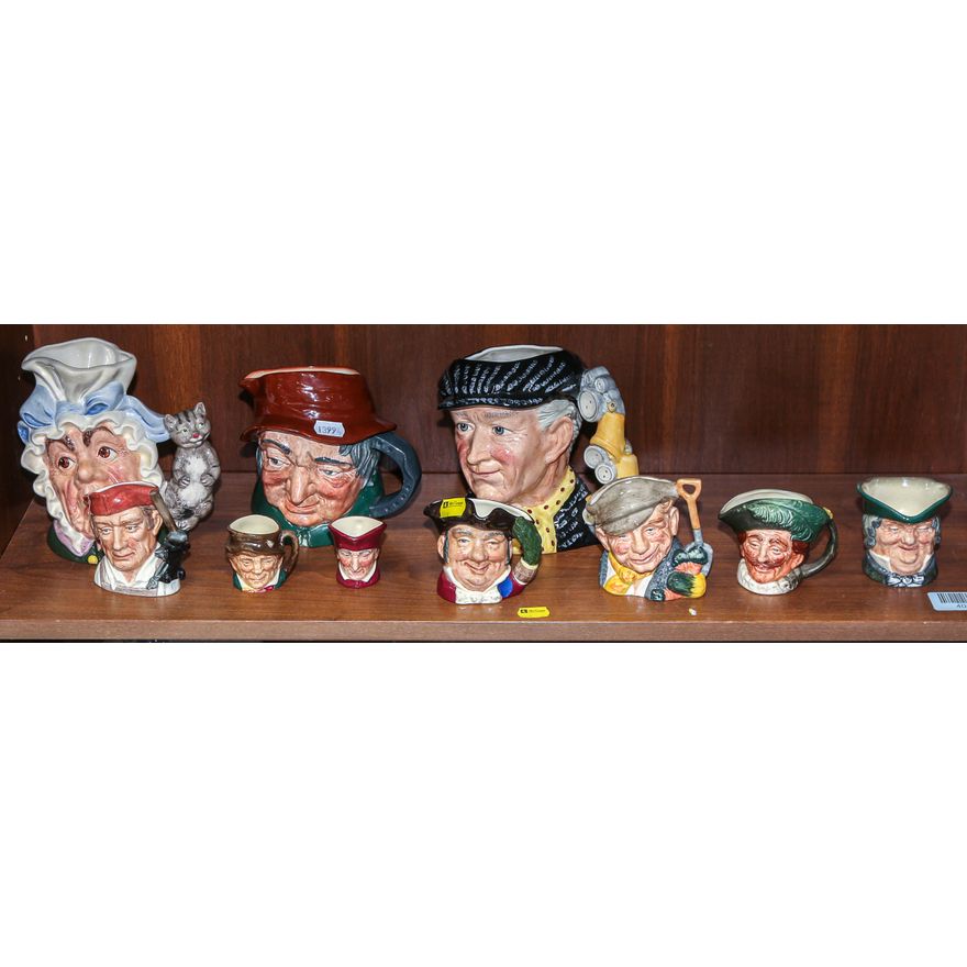 Assorted Royal Doulton Character Jugs