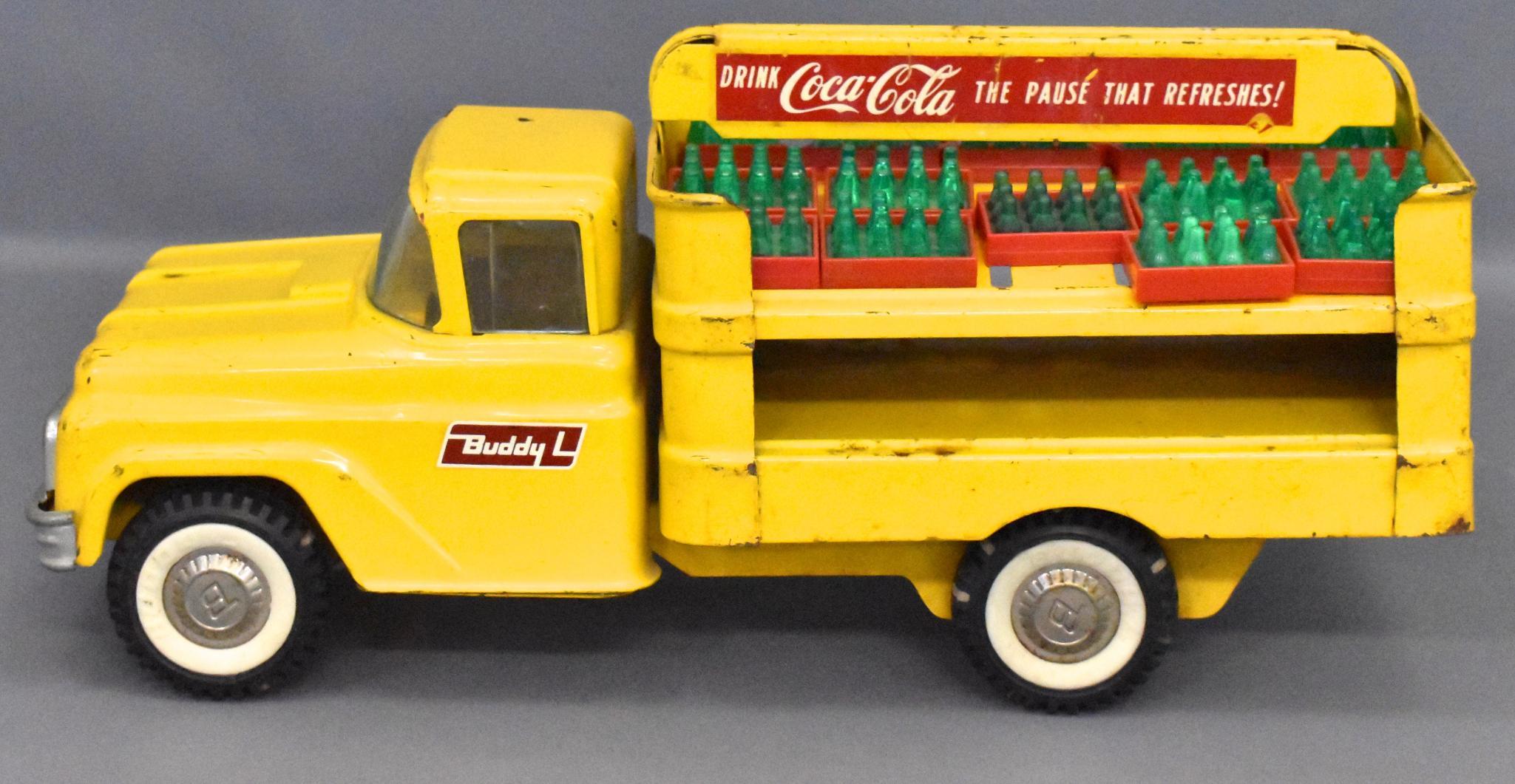 1960's Buddy L pressed steel Coca Cola Coke truck | Toys Trains