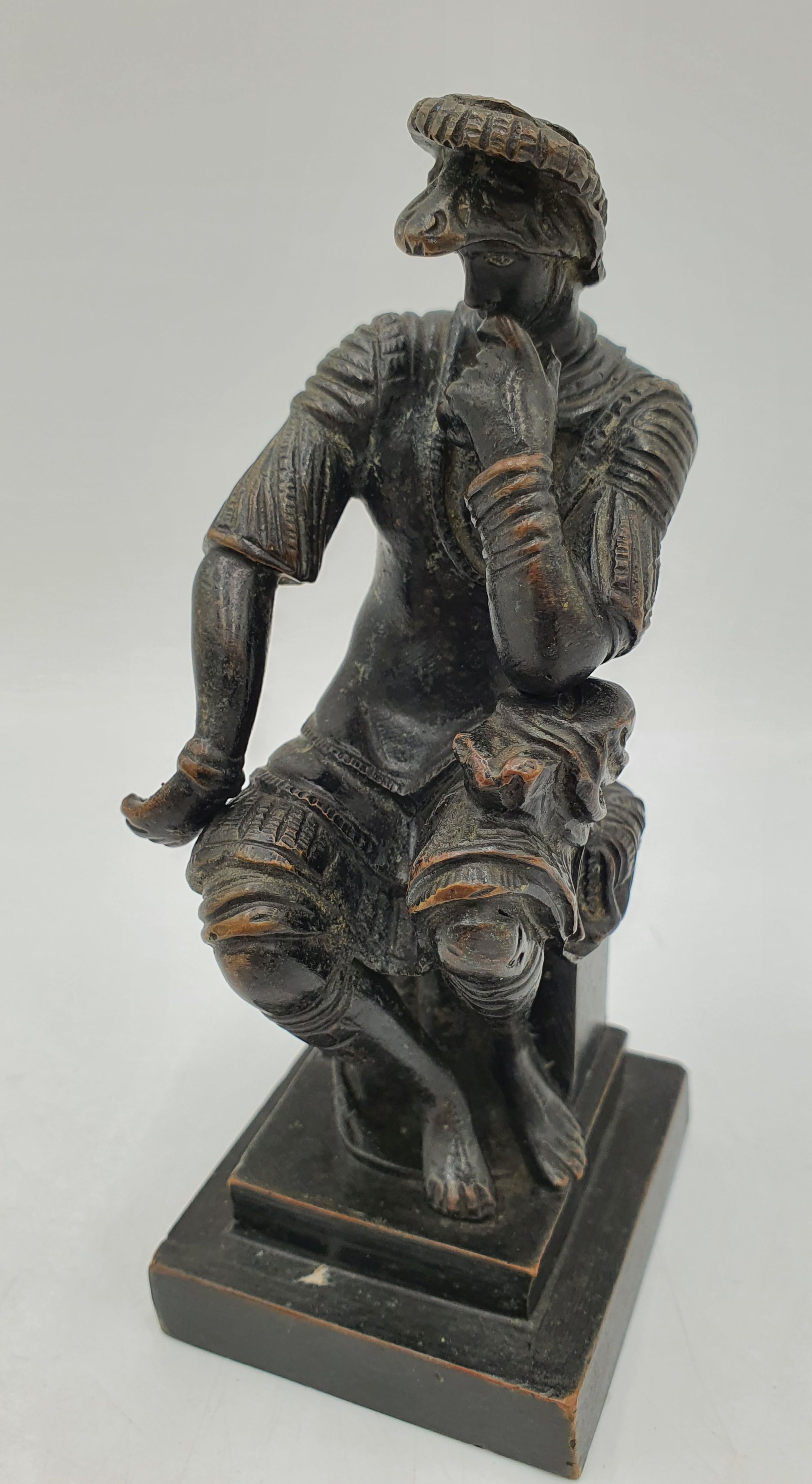 A 19th Century Bronze Figure Of Lorenzo De' Medici