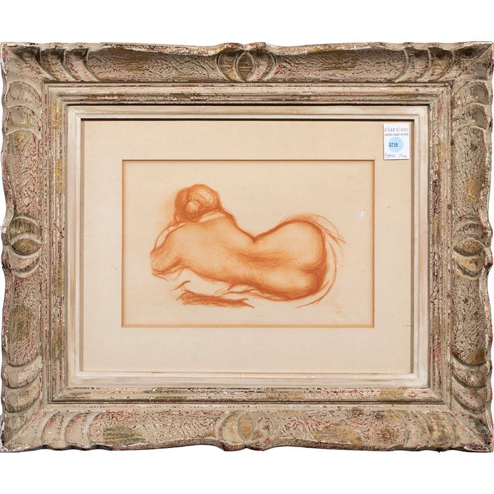 Work on Paper, Odalisque-Style Nude (20th century)