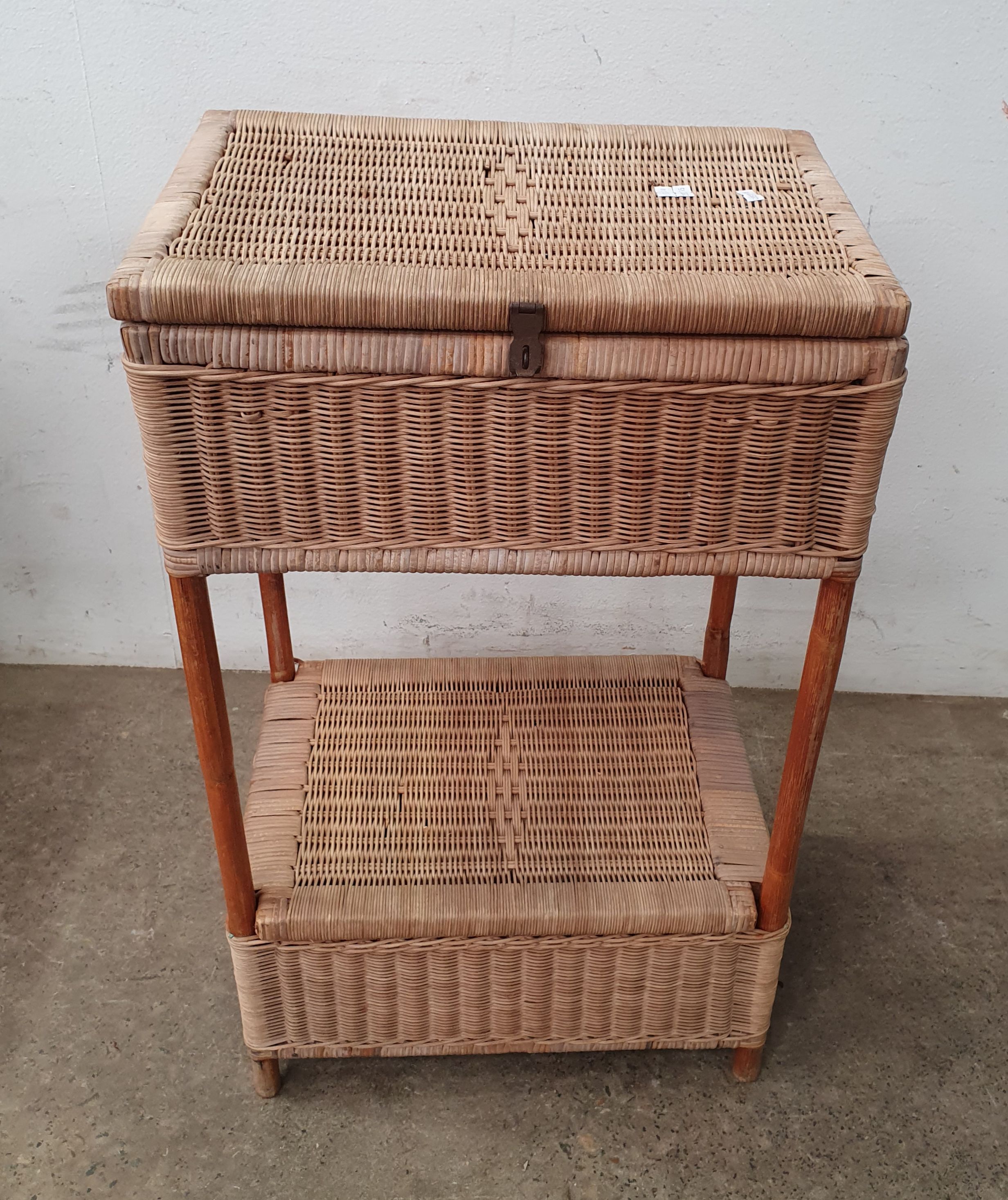 A Wicker Sewing Table