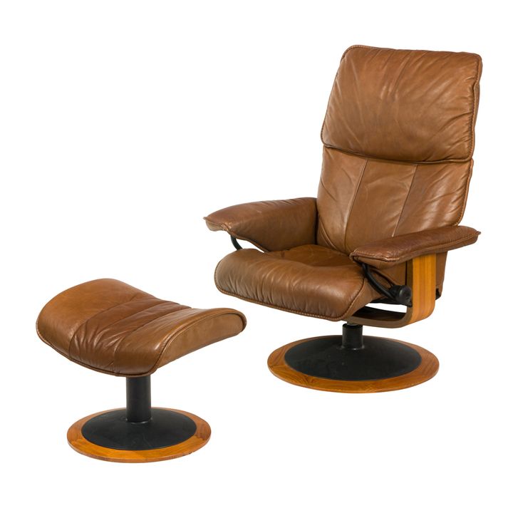 Ekornes, Stressless Lounge Chair and Ottoman
