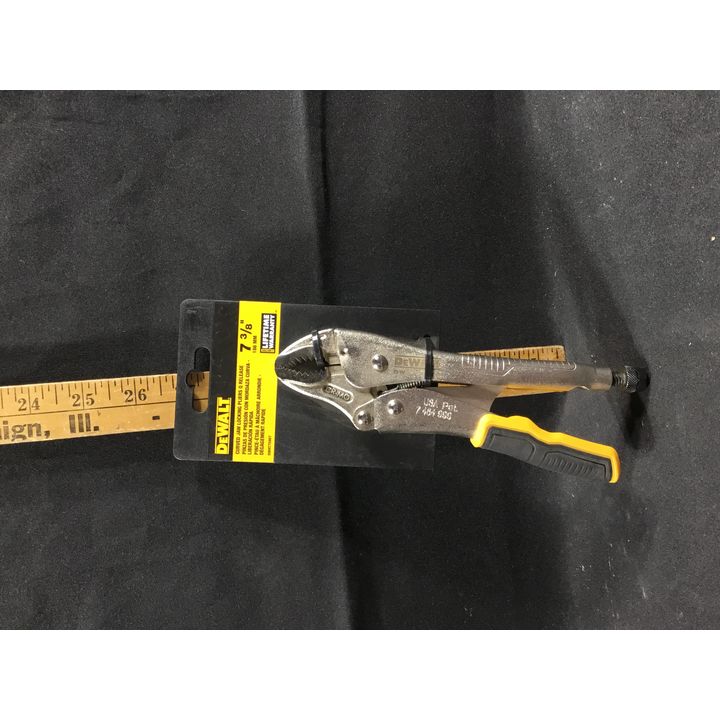 DeWalt Curved Jaw Locking Pliers Q Release 7 3/8"