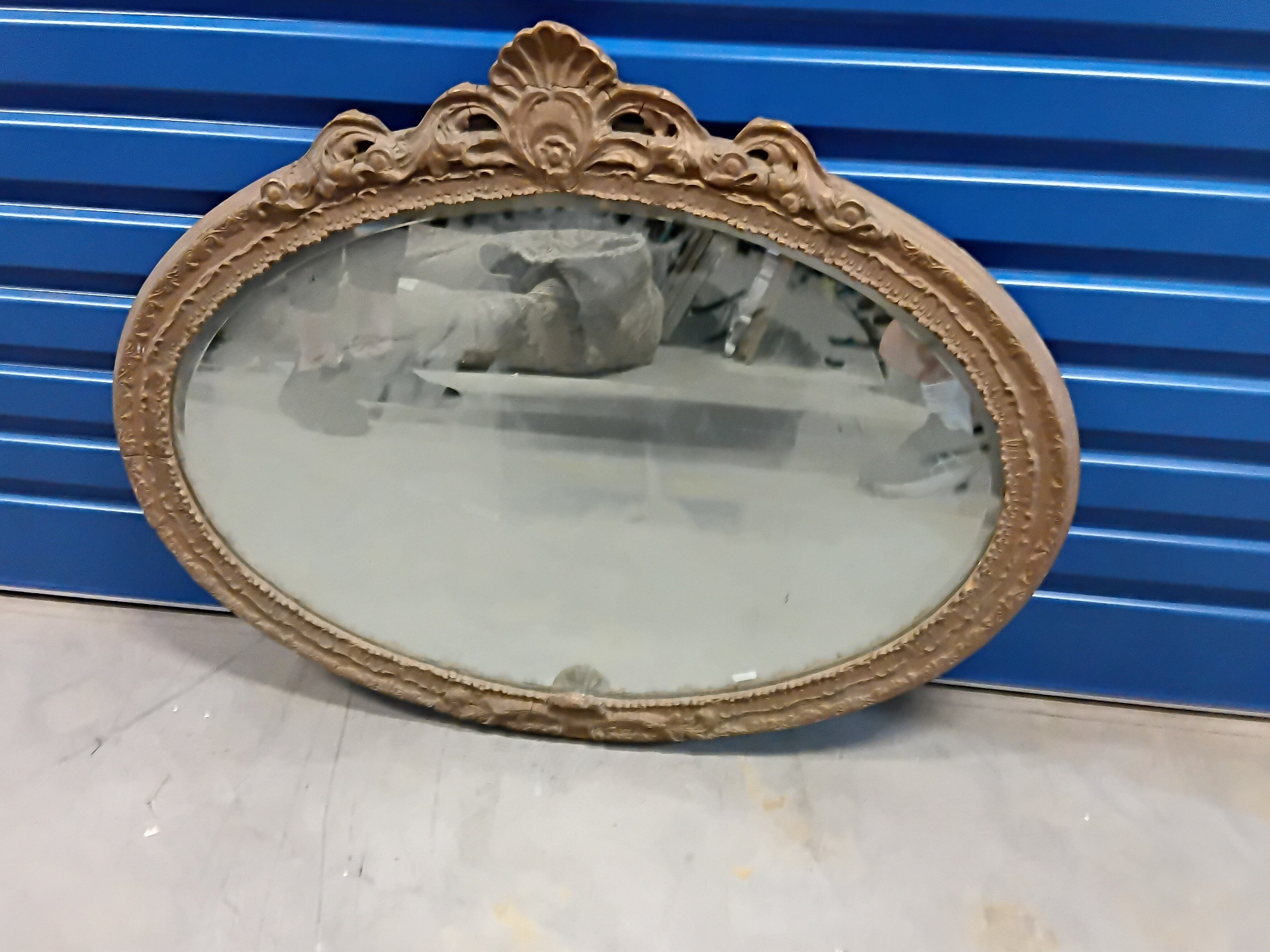 An Ornate Gilt Framed Mirror
