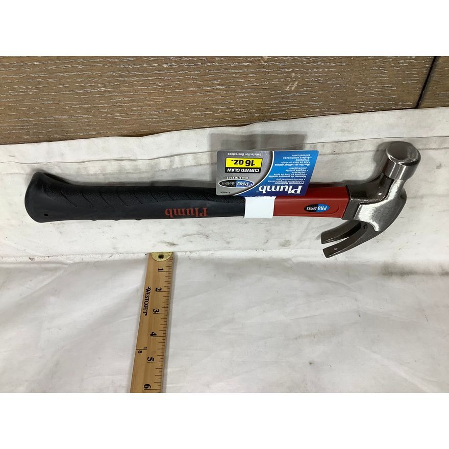 Pro Series Plumb Premium Curved Claw Hammer 16oz