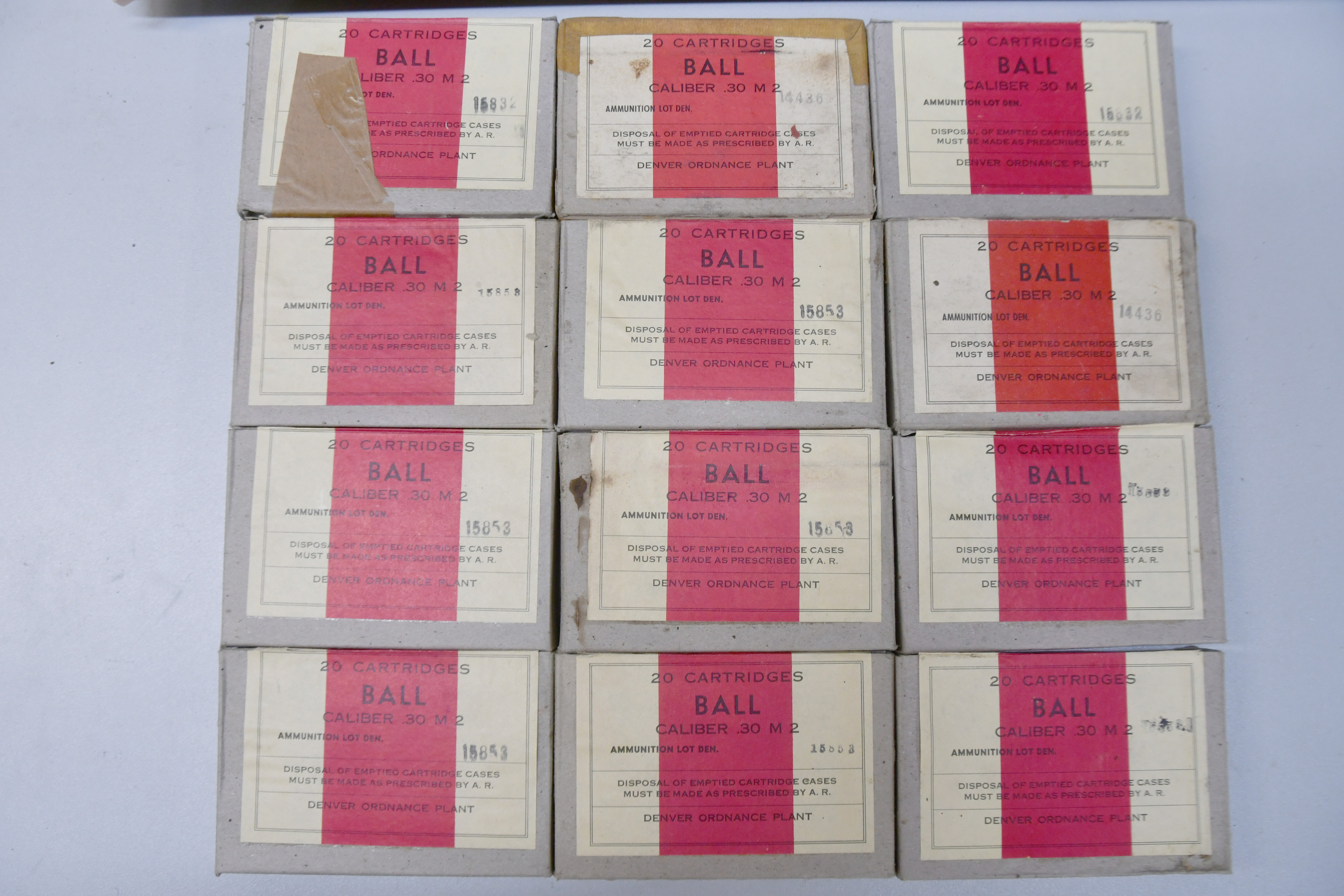 240 rds. of vintage military .30-06 cal. ammunition, M2 Ball ...