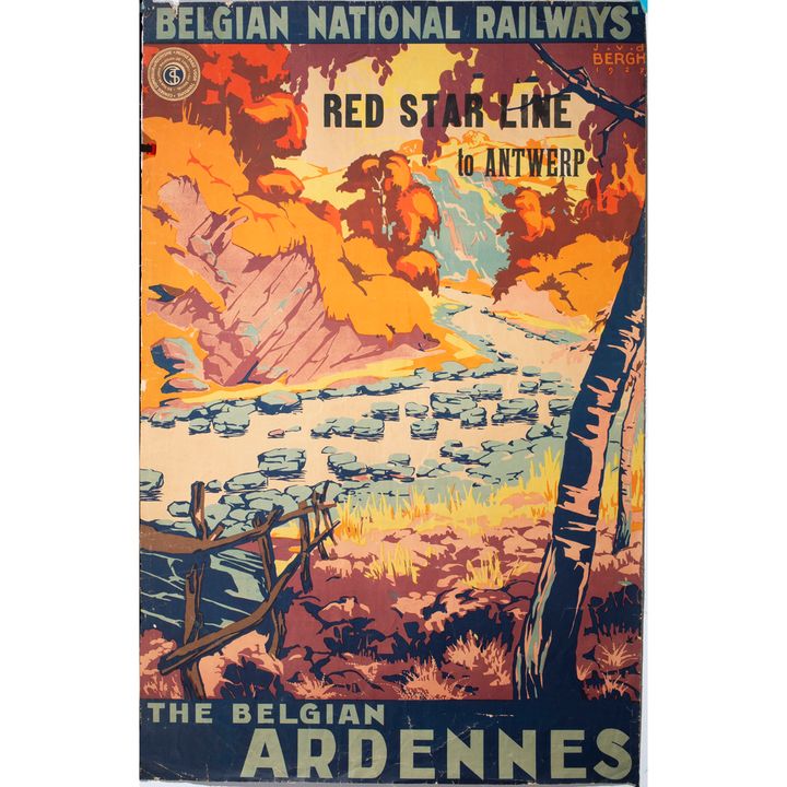 Travel Poster, Joseph Van Den Bergh