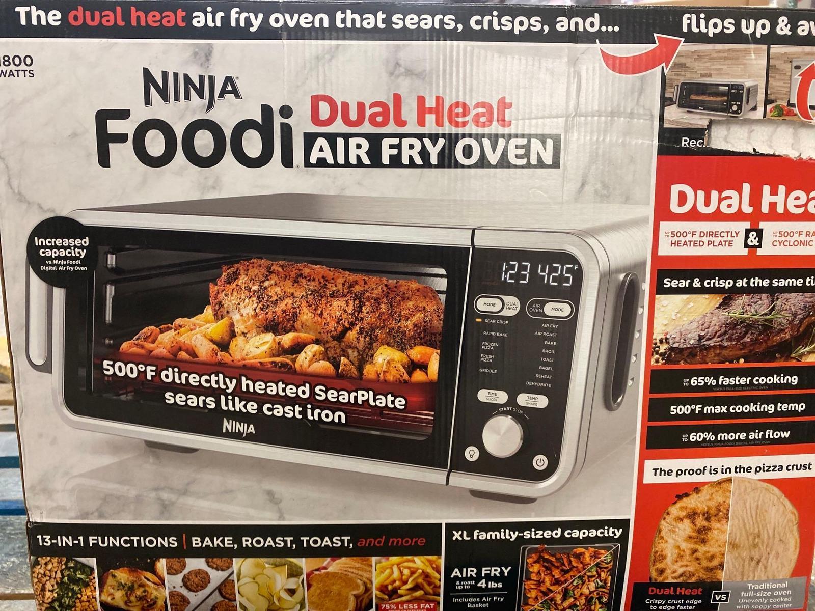 Ninja Foodi 9 Slice Air Fry Oven - 990005240 (Silver) for sale online