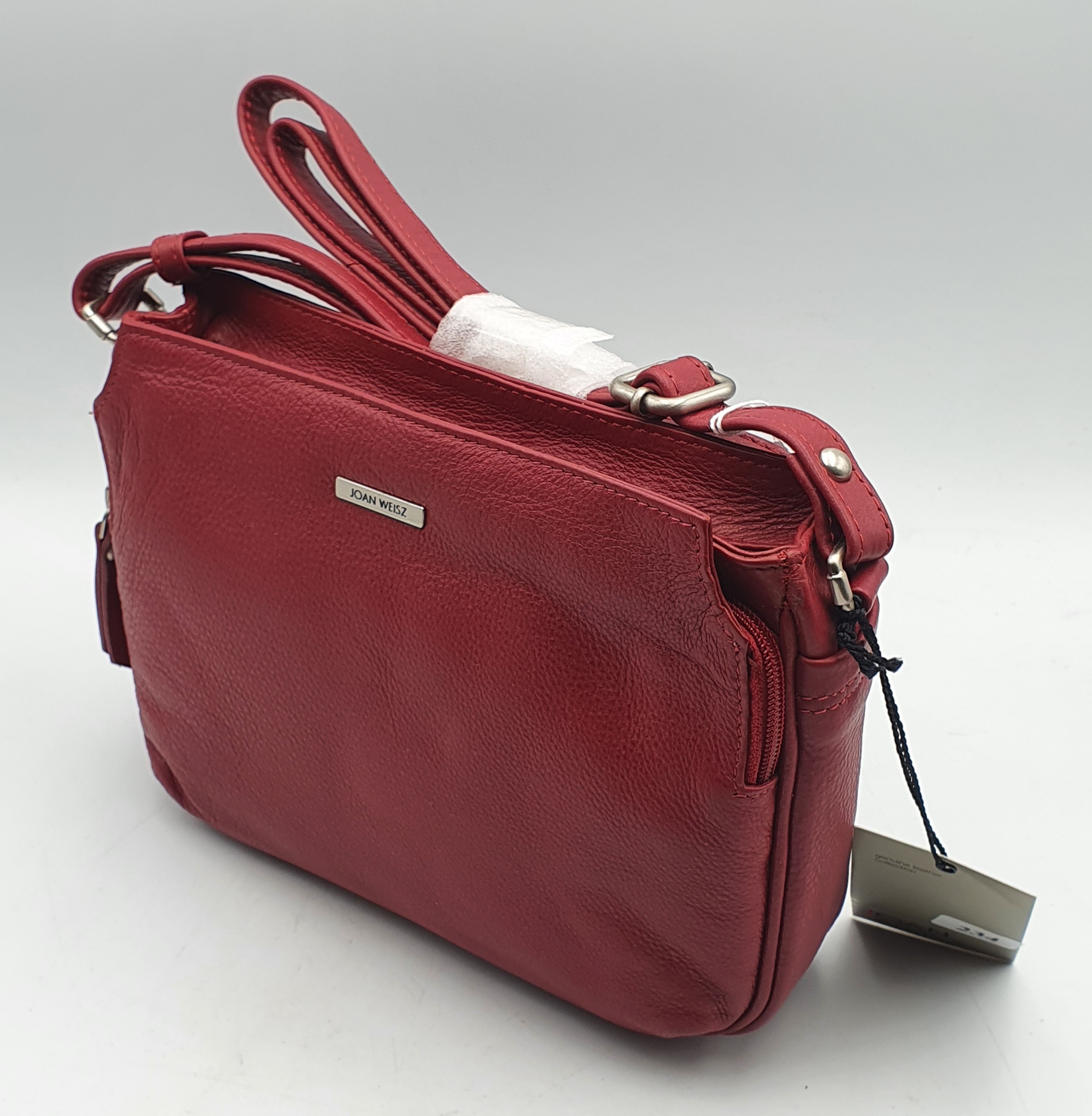 234 · A 'JOAN WEISZ' LEATHER SHOULDER/CROSSBODY BAG