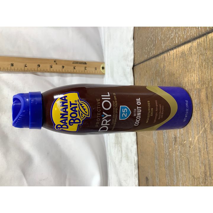Banana Boat Protective Dry Oil SPF 25 6oz EXP 07/25