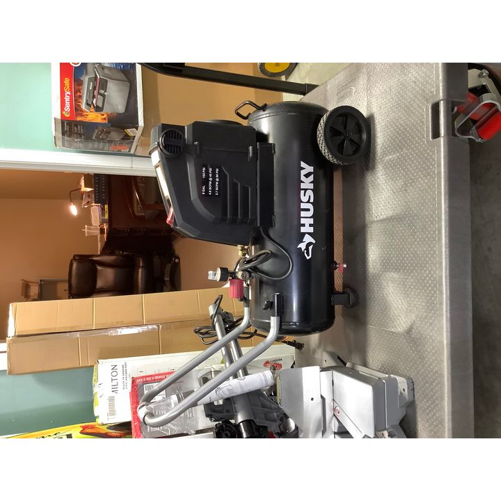 Husky 8-Gallon Hotdog Air Compressor On Wheels 4.8 SCFM