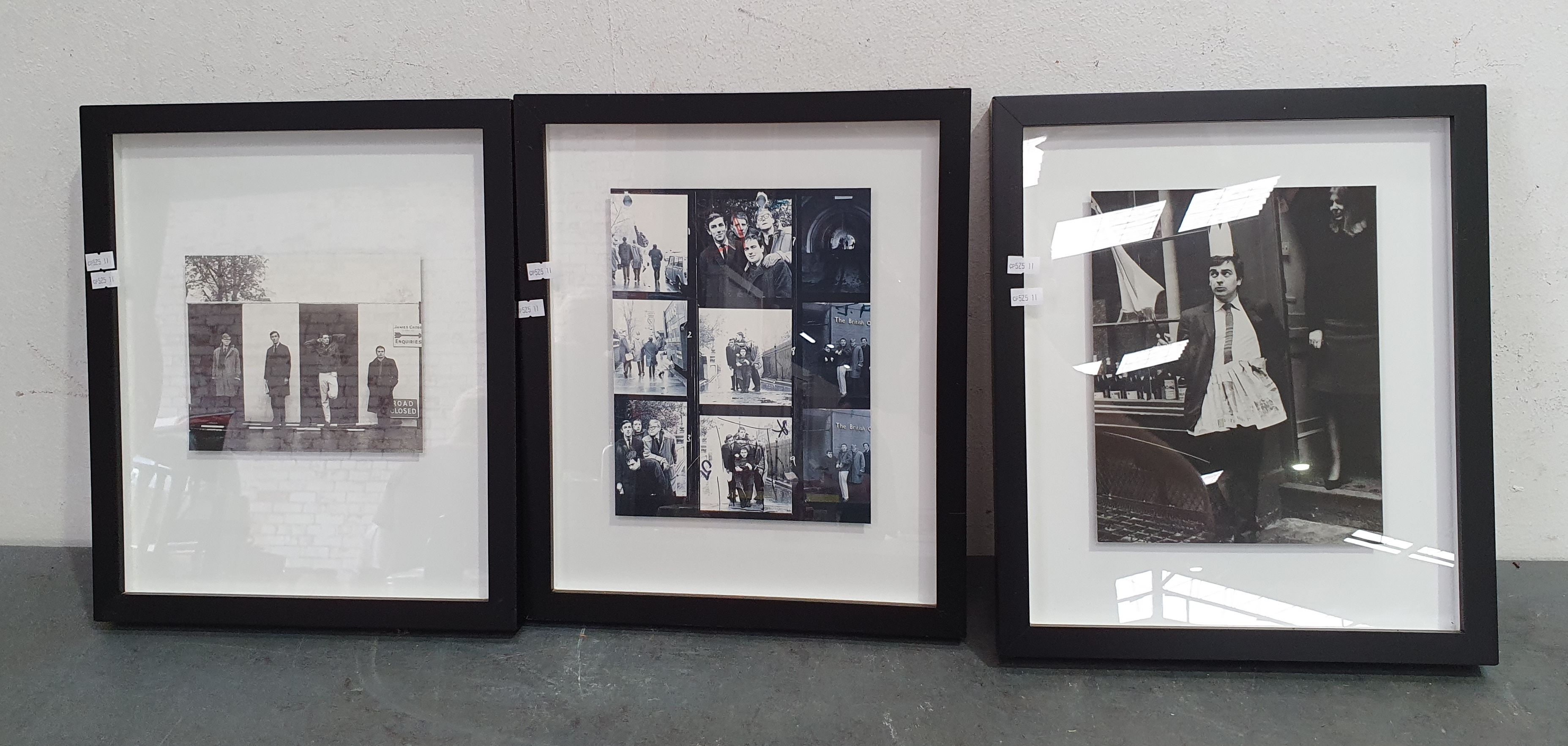 A Group Of Three Framed Photos Of "Beyond The Fringe"