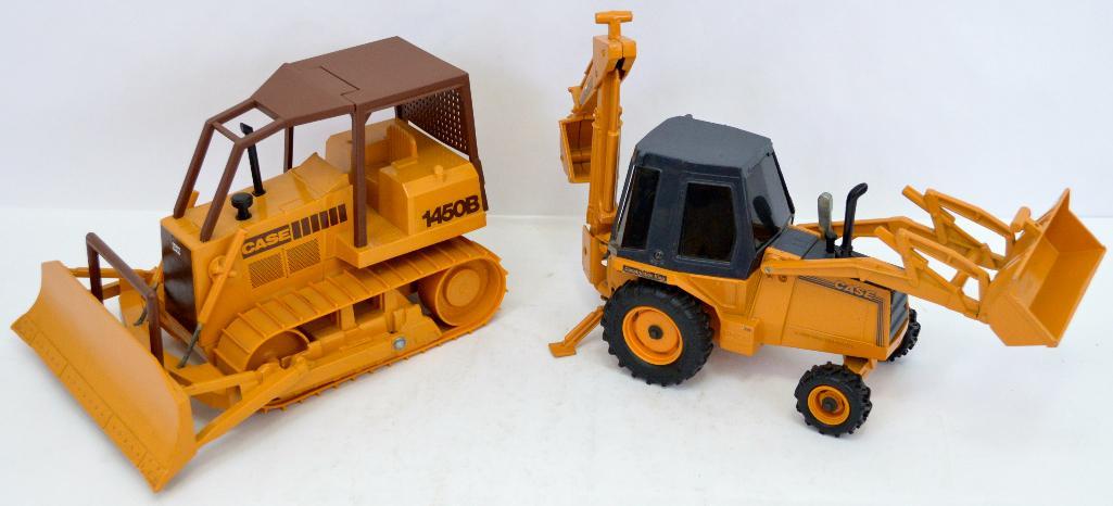 ertl case construction toys