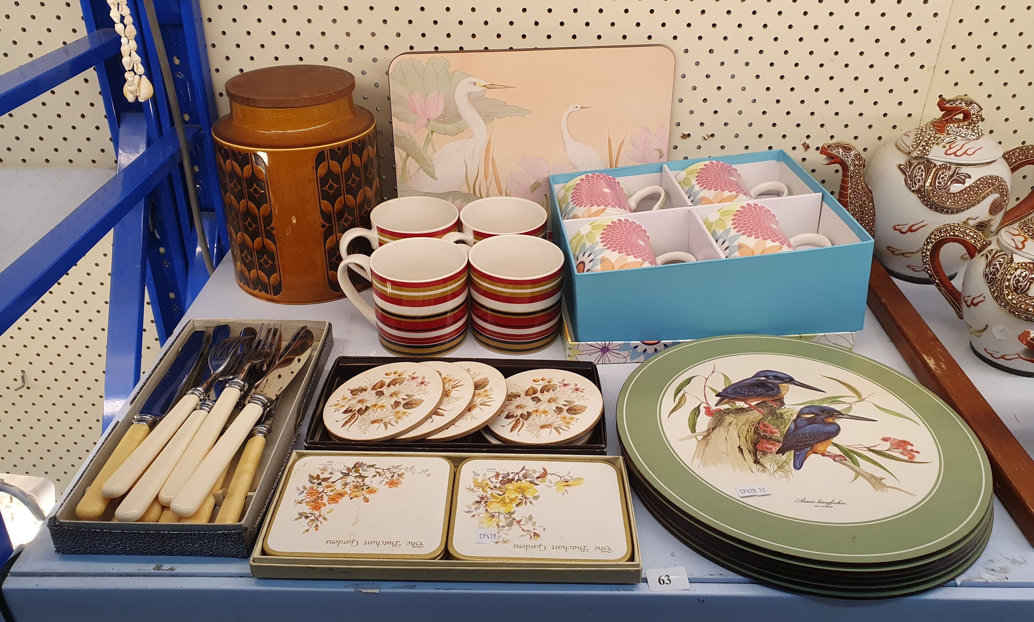 63 · A GROUP OF HOMEWARES