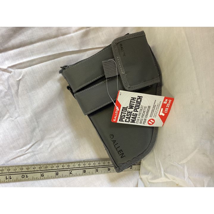 Allen Case w/ Mag Pouch- 8'' (20.32cm) Gray