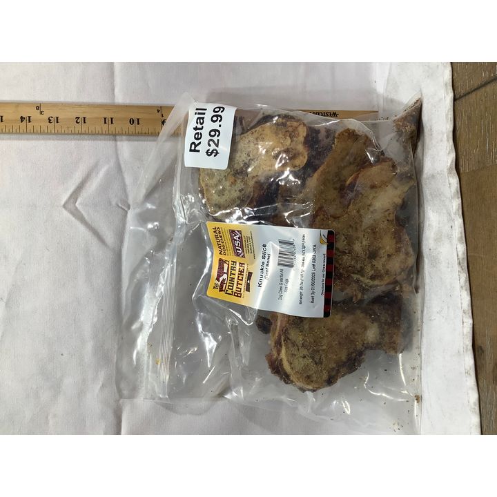 The Country Butcher Natural Dog Chews Knuckle Slice Beef Bone 2lb 7oz