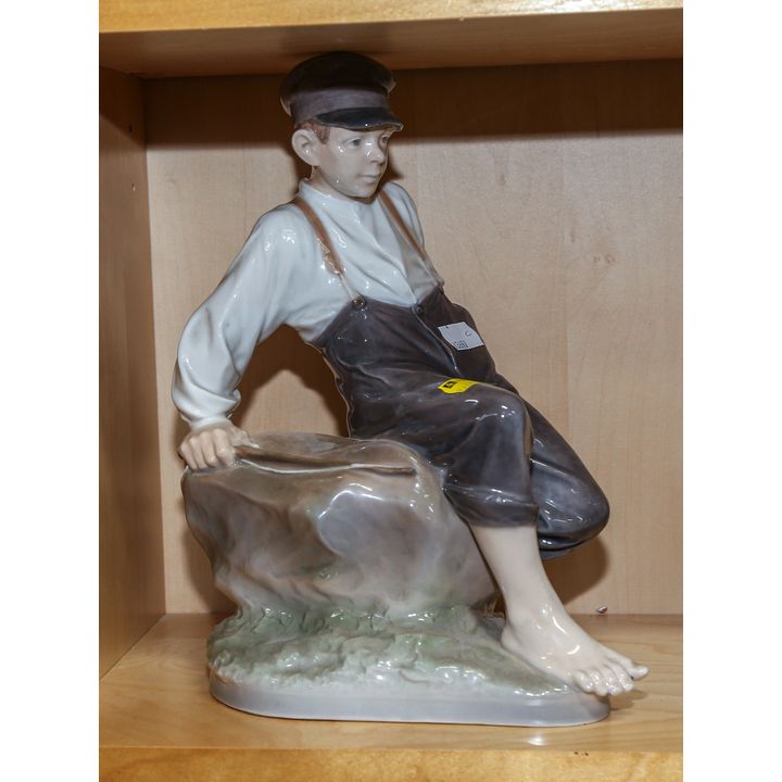 A Royal Copenhagen Porcelain Figural Sculpture