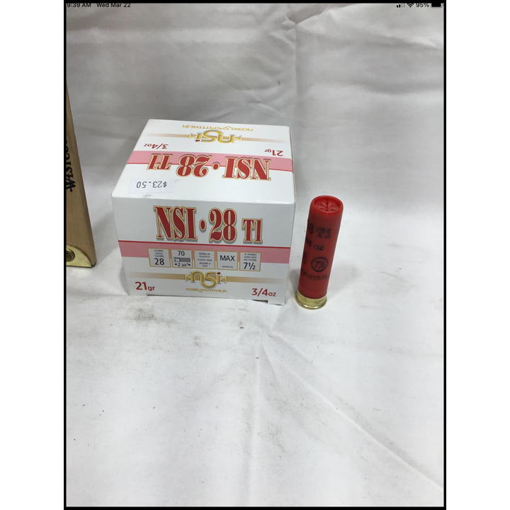 NSI 28TI 21-Grain 3/4oz 25ct