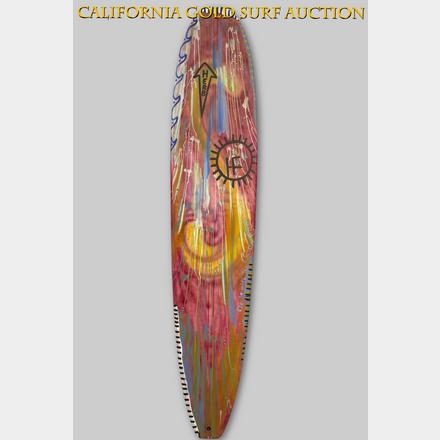 Herbie Fletcher Down Rail Art Board | California Gold Surf Auction