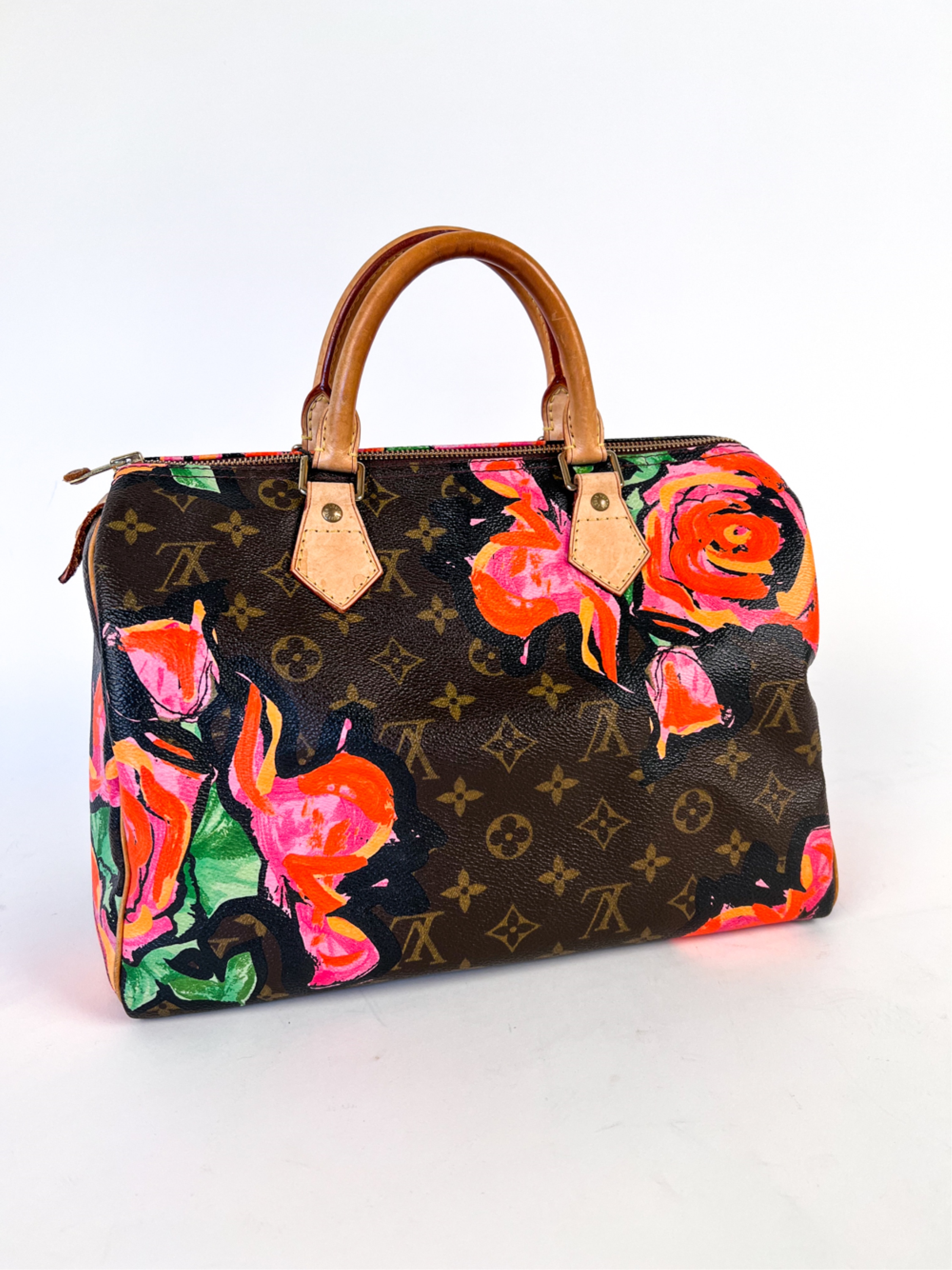 Louis Vuitton Stephen Sprouse Multicolor Monogram Roses Coated
