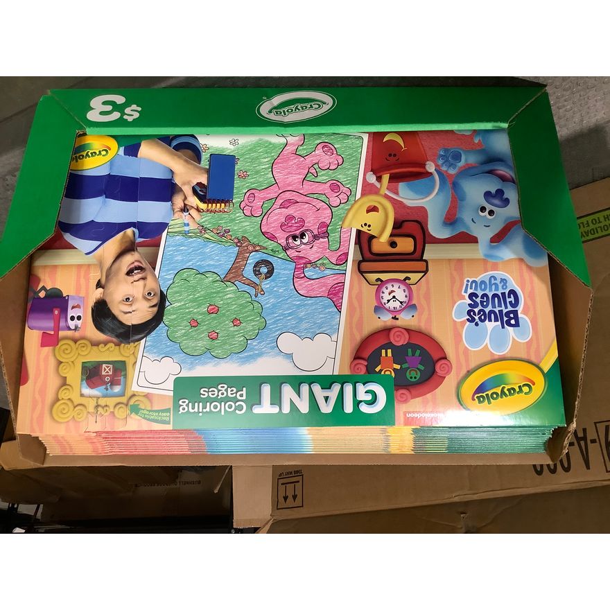 15ct Crayola Giant Blue's Clues & You Coloring Pages