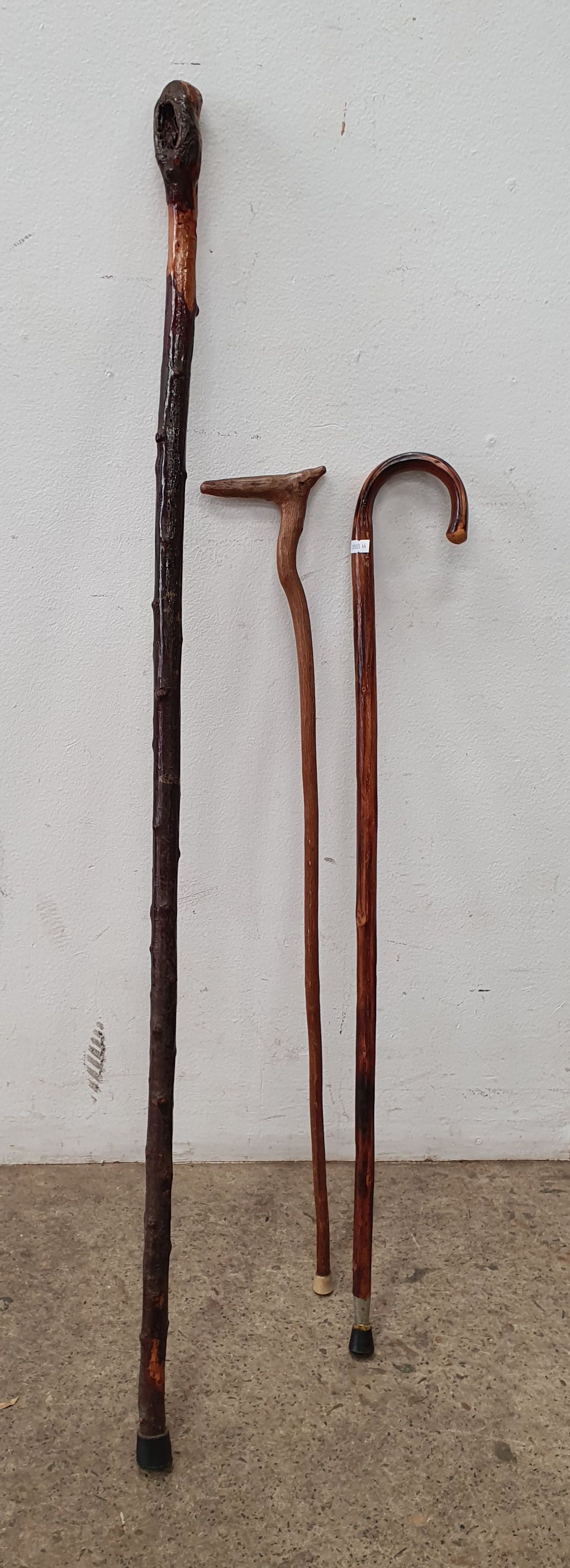 A GROUP OF WALKING STICKS