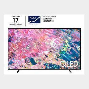 SAMSUNG 85" Class Q60B-Series QLED 4K Smart TV - QN85Q60BDFXZA WALL J SIDE TO SAFE