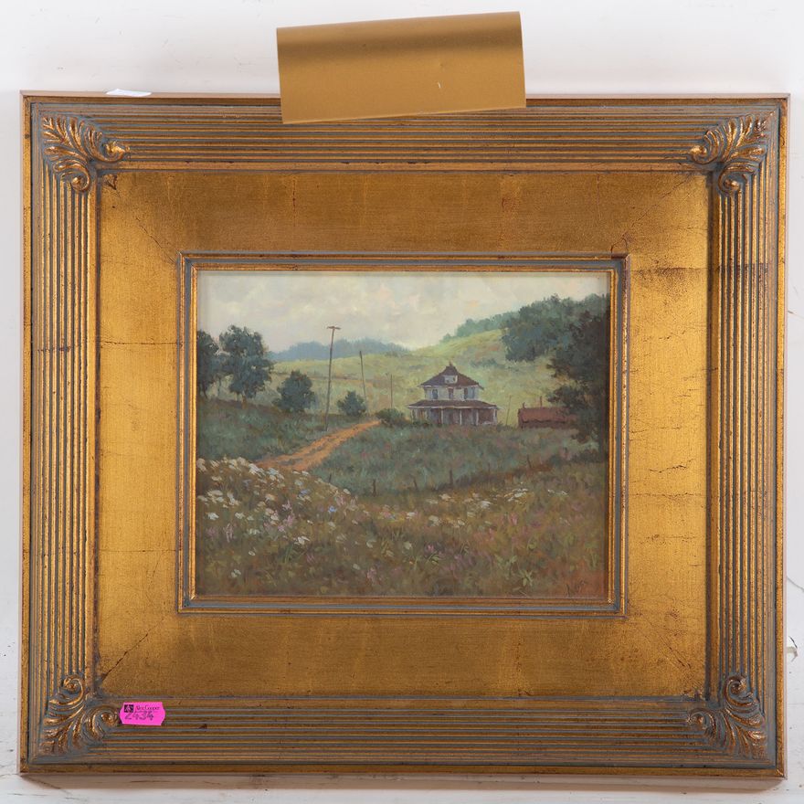 Barbara Gough Nuss. "Memory Lane," oil