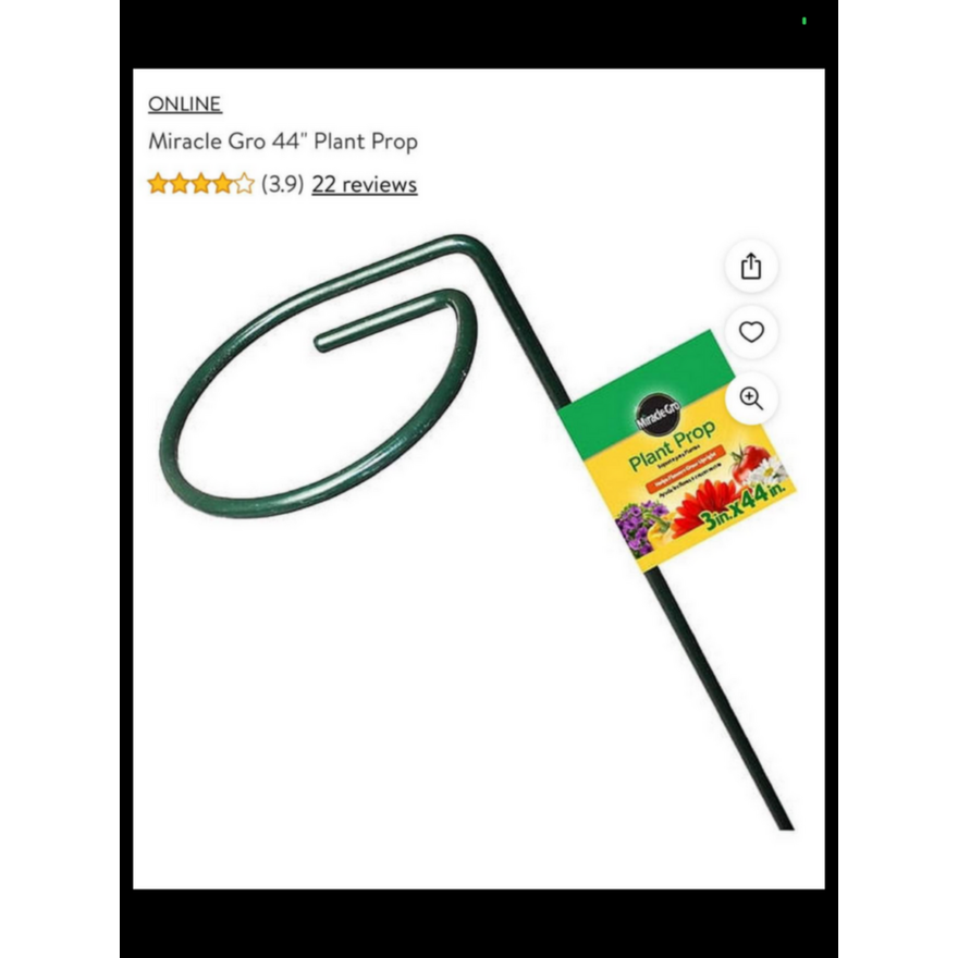 BUYING (3) Miracle Gro 3'' x 44'' Plant Prop