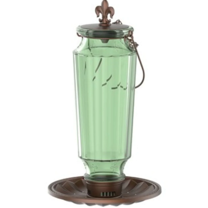 More Birds Lincoln Glass Seed Feeder
