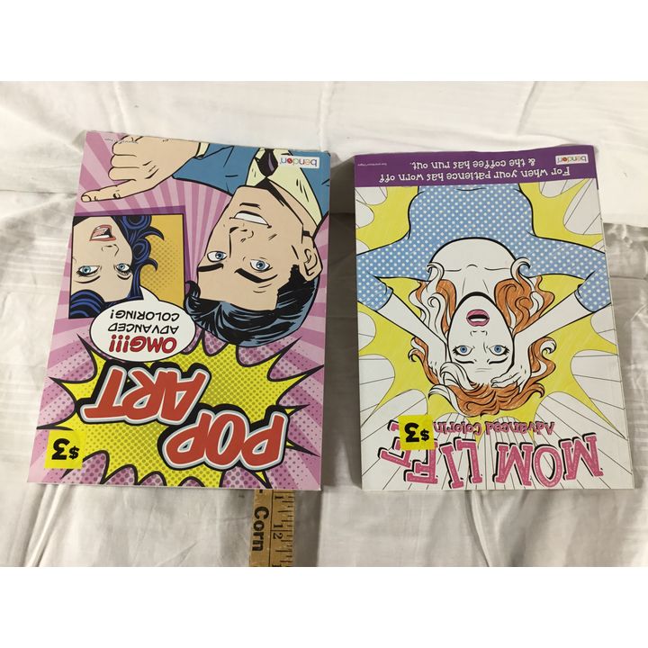 (Buying 2) Mom Life & Pop Art Advanced Coloring Books