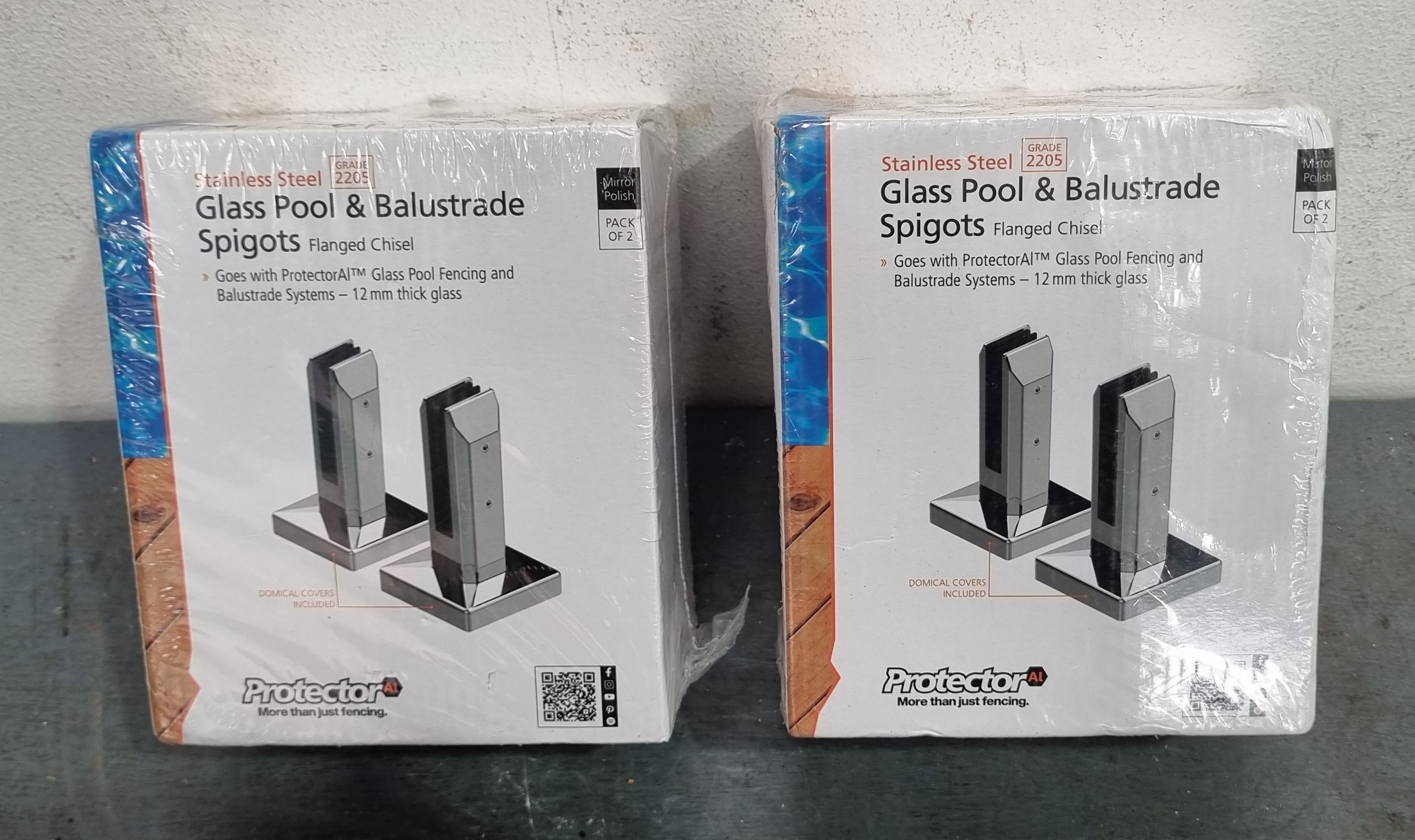 Two Boxes Of Pool Glass Spigots