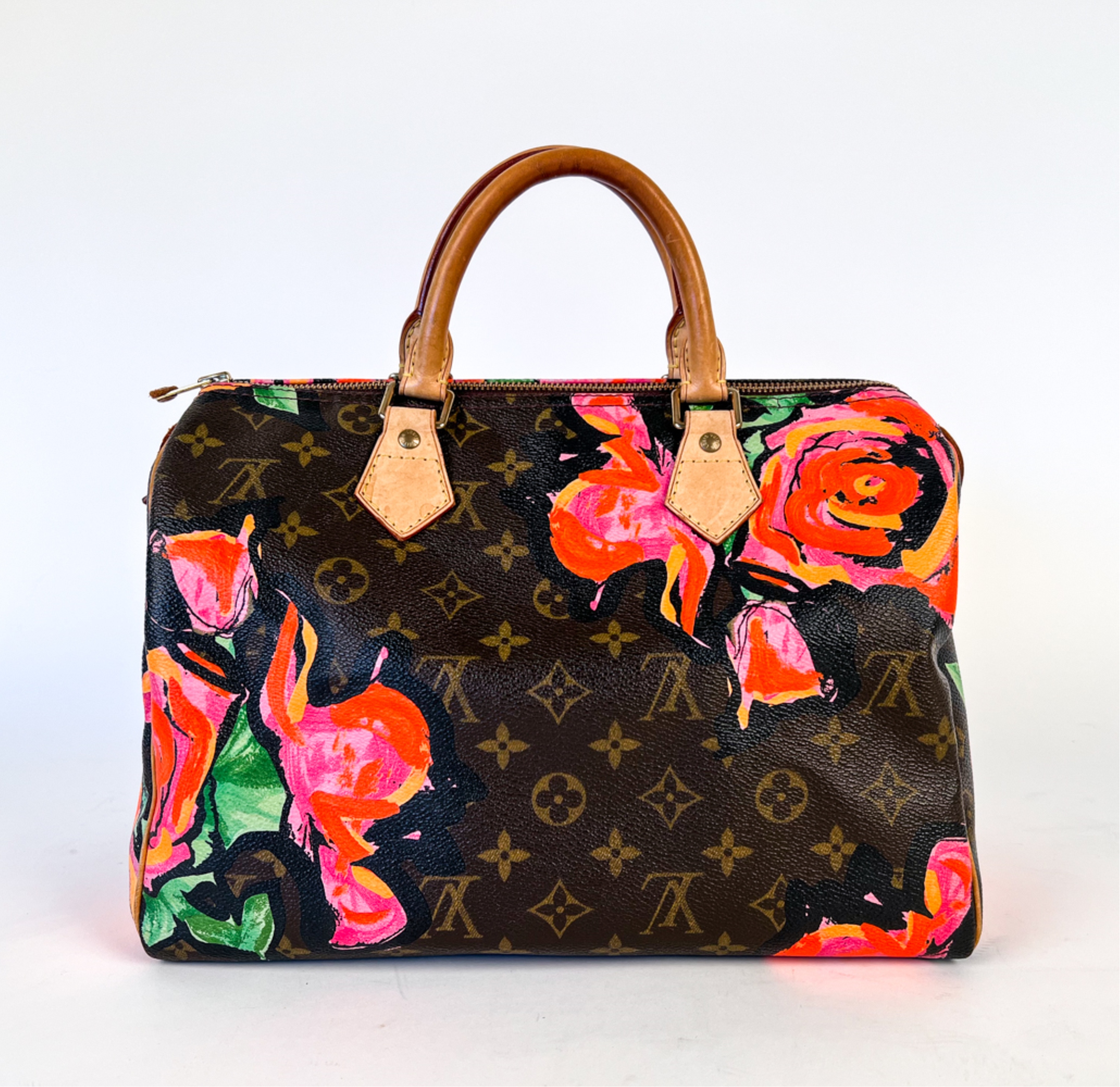 Louis Vuitton Stephen Sprouse Multicolor Monogram Roses Coated