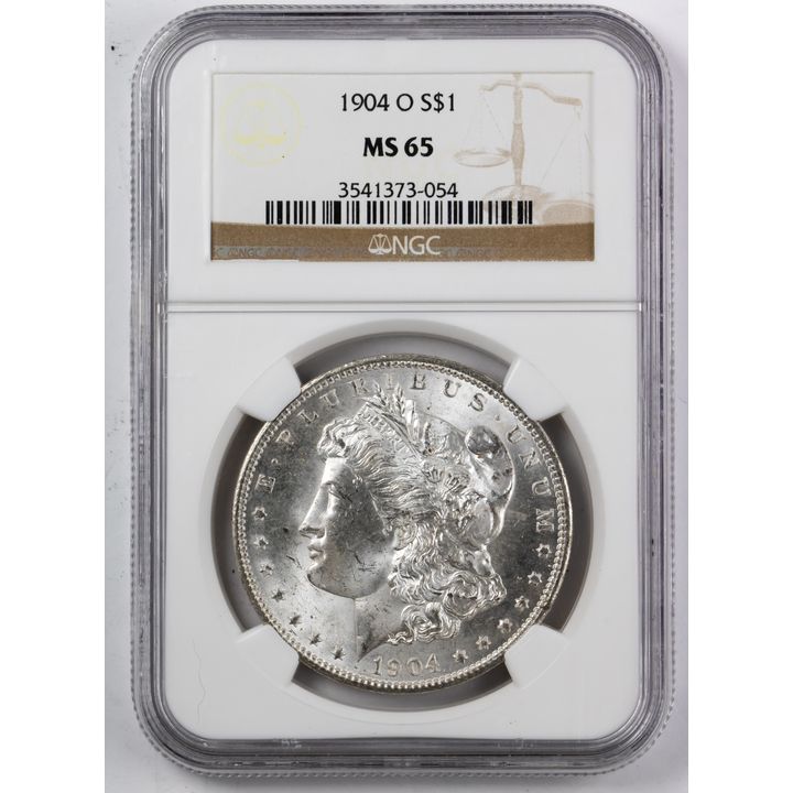 1904-O Morgan Dollar NGC MS 65