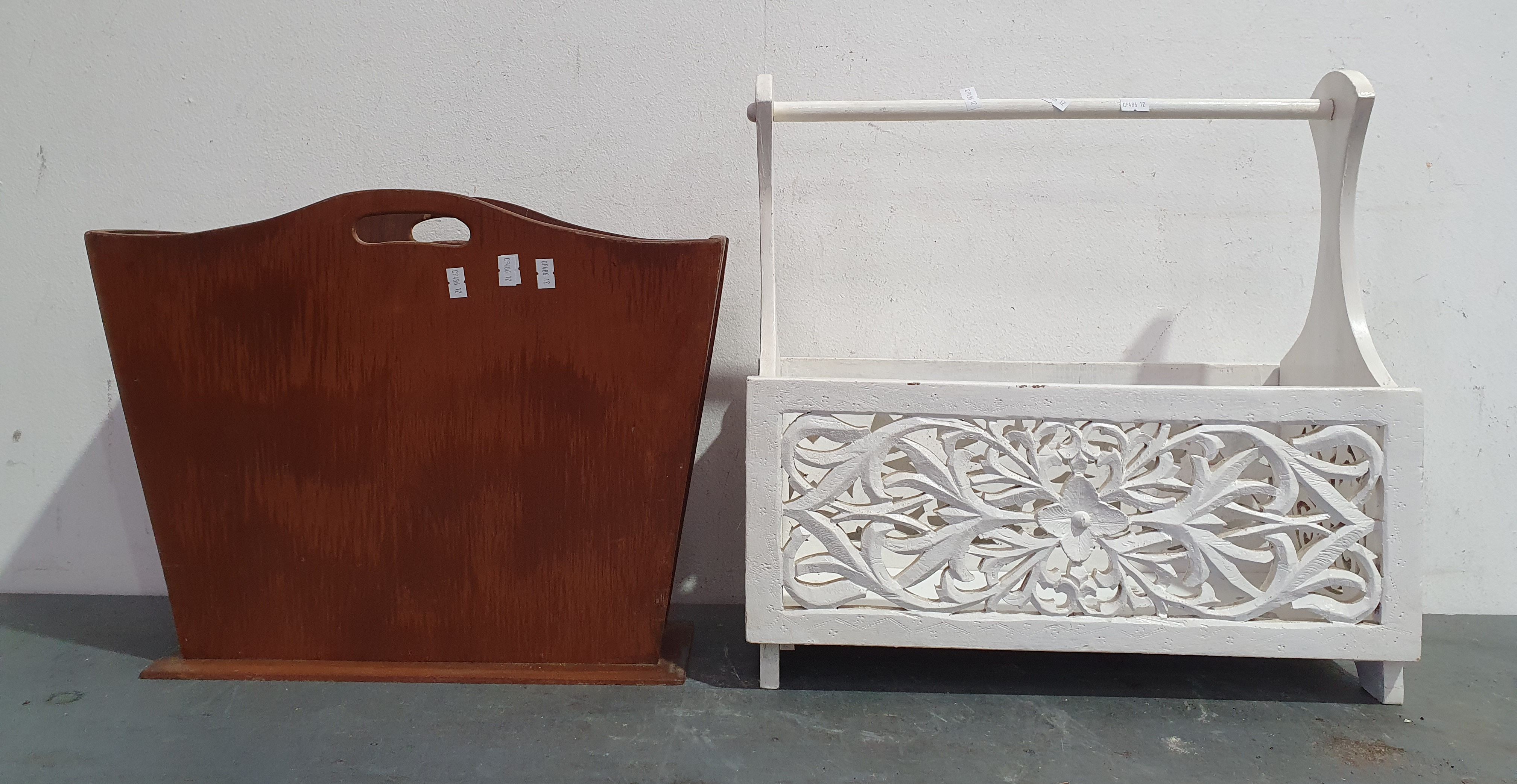 Two Various Magazine Racks