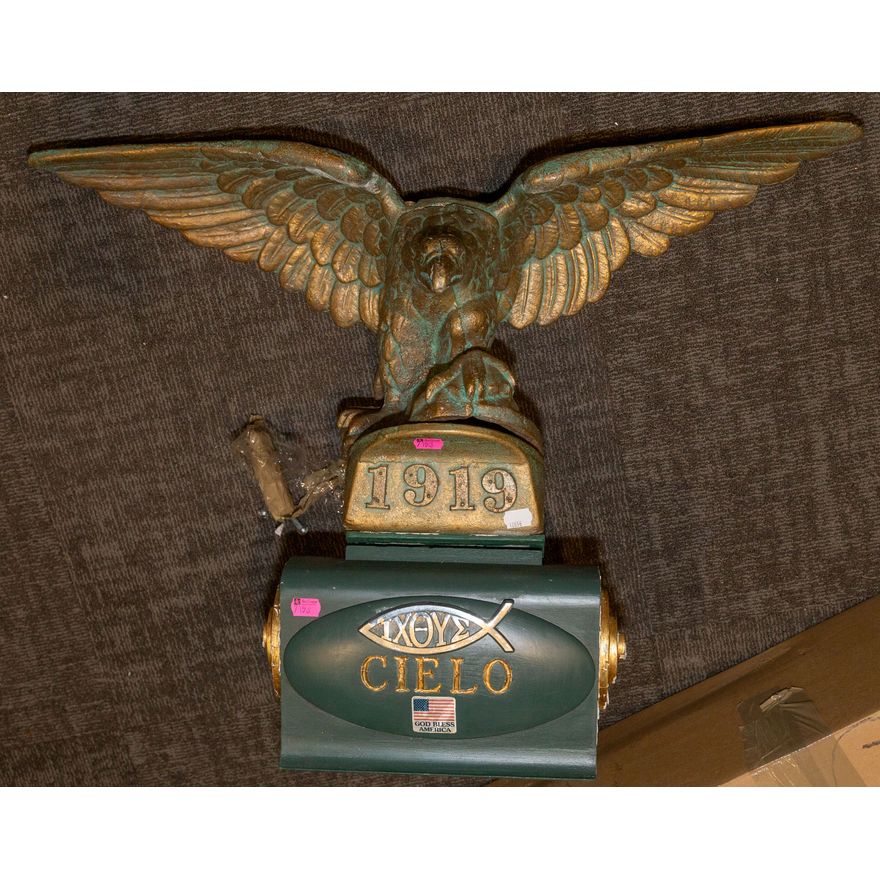 Cast Metal Eagle Figurehead