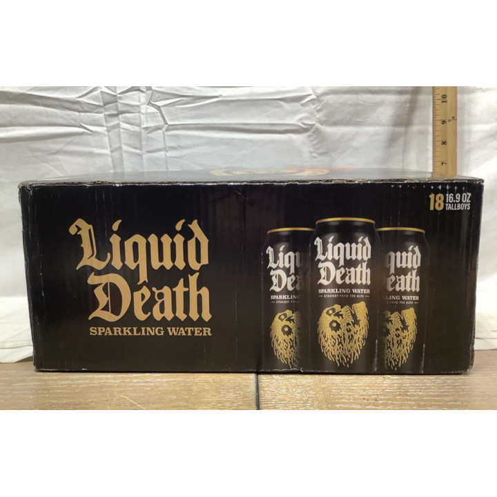Liquid Death Sparkling Water 18ct 16.9oz TallBoys