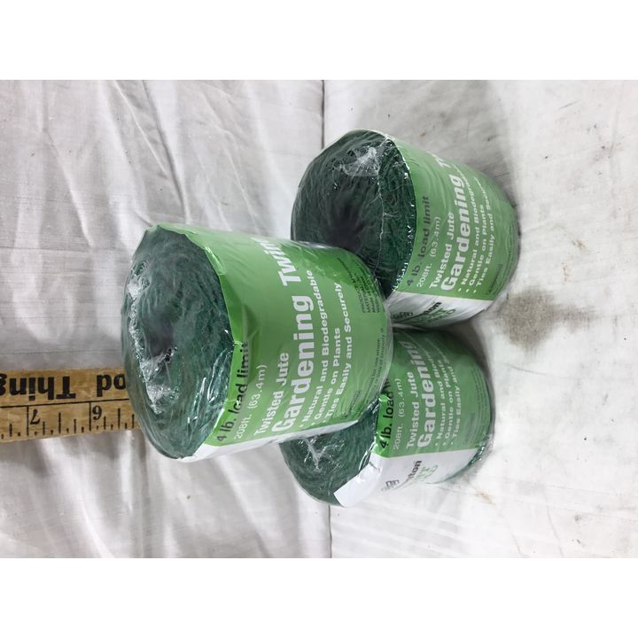 (Buying 3) Wellington 208 Ft Rolls Of Gardening Twisted Jute Line